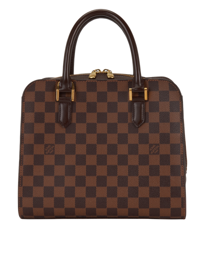 Triana, &pound;495, Handbags, Brown, Canvas, Front view